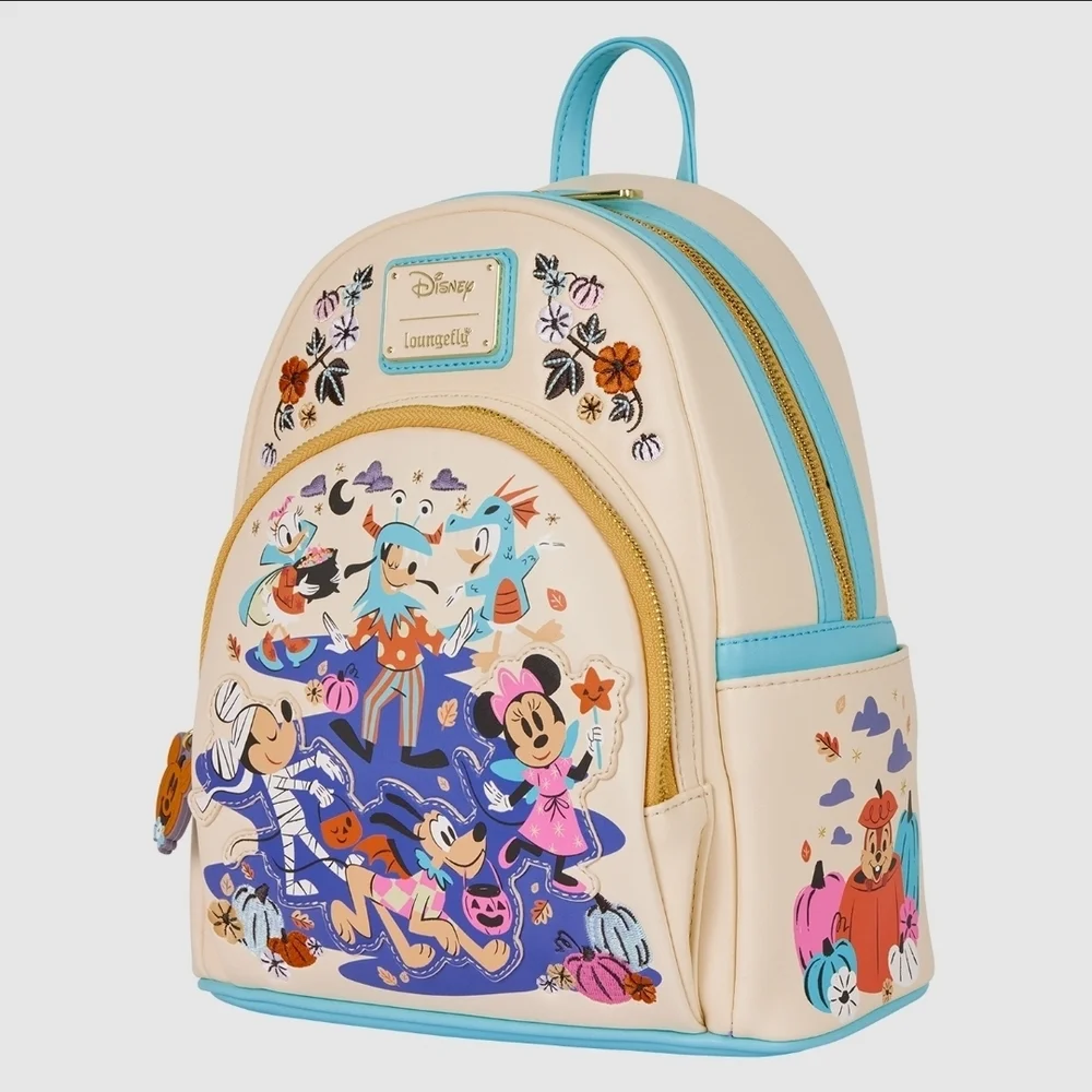 Loungefly 2025 Disney Mickey & Friends Halloween Costume Mini Backpack
